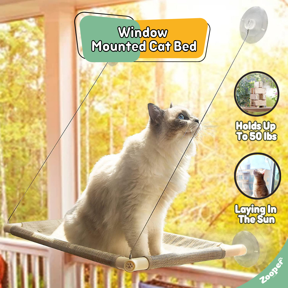 Window Mount Cat Bed Hold Up To 20kg Pet Hammock As Seen On TV Sunny Seat Pet Beds With Color Box Package