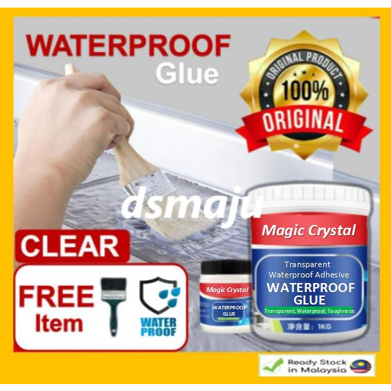 MAGIC CRYSTAL Waterproof Paint Waterproof Glue Bathroom Waterproof Gel Roof Leaking Repair Paint
