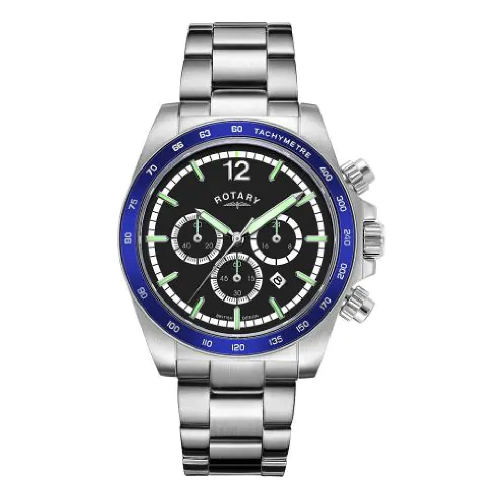 Rotary GB05440/72 Henley Chronograph Mens Watch 41mm 10ATM