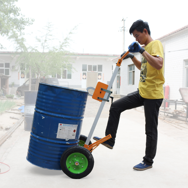 Oil Drum Plastic Barrel lifter Jack Forklift Iron Drum Drum Besi Tong Biru Tong Drum Plastik Warehouse