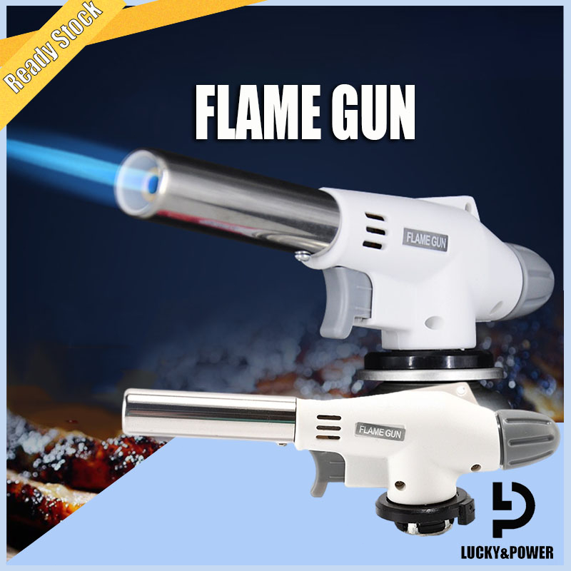 Camping Gas Torch Butane Burner Welding Fire Maker Flame Gun Safely Ignition Multipurpose Burning Fire Maker (CAMPSOR)