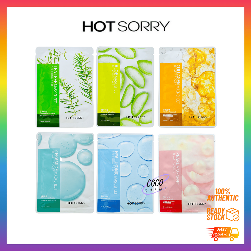 HOT SORRY Relaxing Care Mask Sheet (1 Sheet)