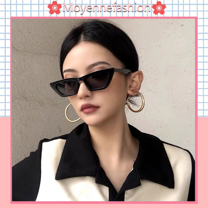 【READY STOCK AT MALAYSIA】Korean version sunglasses 2023 Paragraph Sun Glasses Stylish Square Frame Sunglasses Wild Square Glasses Female