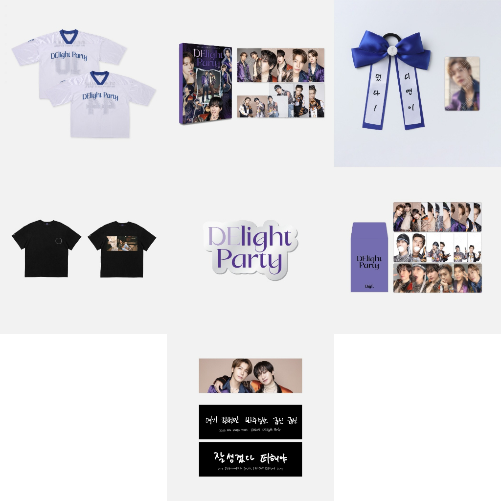 Offical MD 2023 D&E WORLD TOUR FANCON Delight Party Super Junior Dne Merchandise