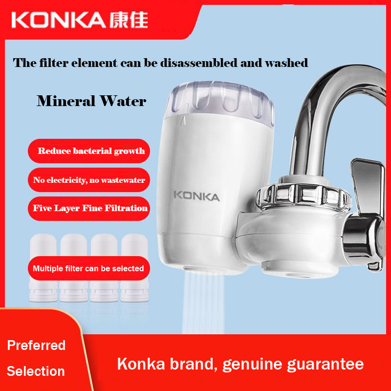 KONKA Water Purifier Filtration Water Filter Pre-Filter Counter Top Ceramic Activated Carbon Filter Set Penapis Air 滤水器