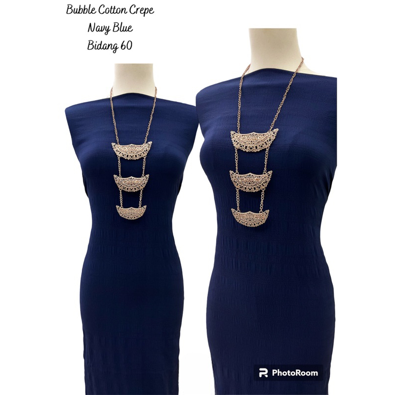 Kain Bubble Crepe Cotton Bidang 60 Open Meter Kain Cey Crepe