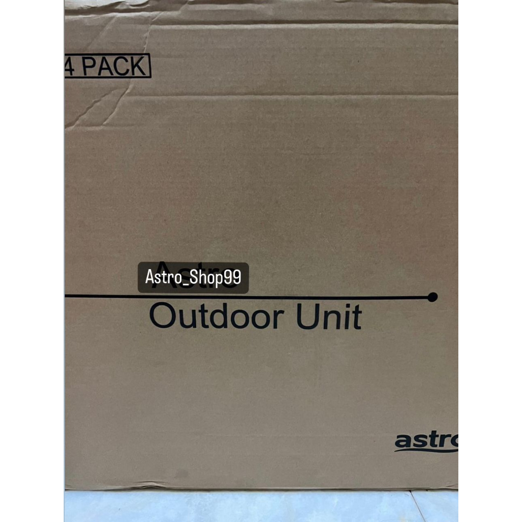 READY STOCK !!!! 4 in 1 ORIGINAL SATELLITE ASTRO DISH ODU OUTDOOR UNIT PIRING SET