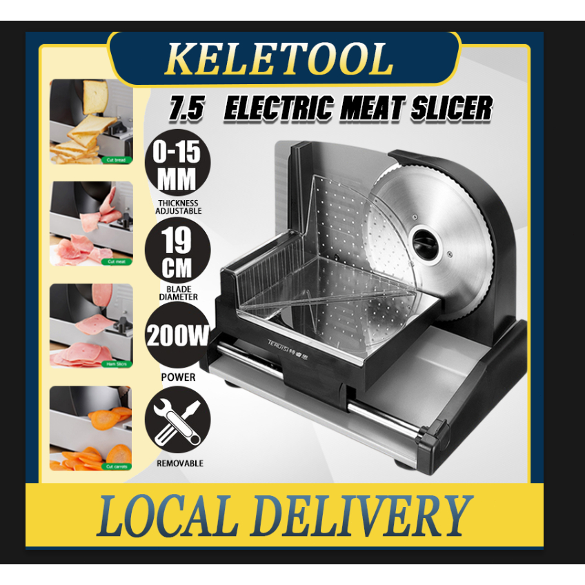 Electric Meat Cutter  Lamb Beef Slicer meat slicer 絞肉機 pengisar daging processor food kitchen appliances 絞肉机切肉机牛羊肉切片机