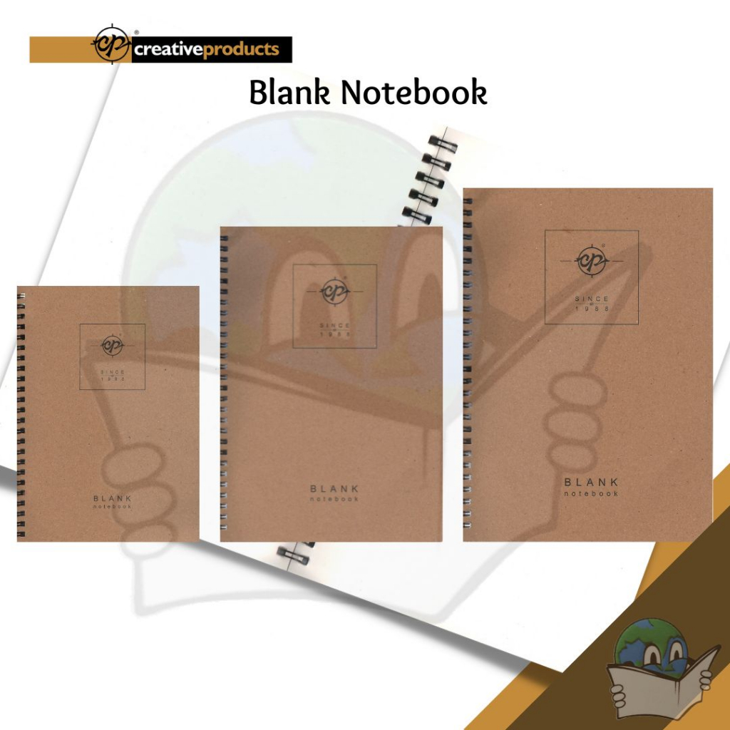 [CP] A5/A4/B5 Blank Notebook 80gsm 60's