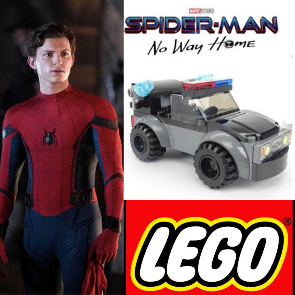 Lego 76184 Spider-Man Car Only Spider-Man vs. Mysterio's Drone Attack Spider-Man Lego Car Kit Build Superhero Vehicle