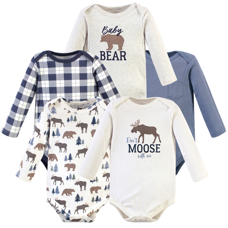 READYSTOK 5pcs set baby romper jumpsuit girl boy baju raya clothe newborn