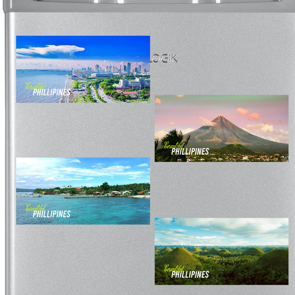 Philippines Manila Cebu Gift Souvenir Fridge Magnet Sheet 10 cm x 5 cm