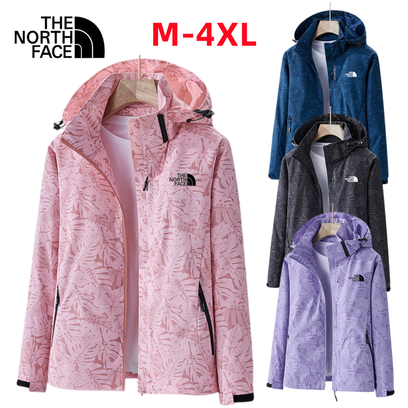 【Delivery In 2 Days】The North Face Jacket Men Outdoor Hooded Windproof Waterproof Windbreaker Military Unisex Jacket