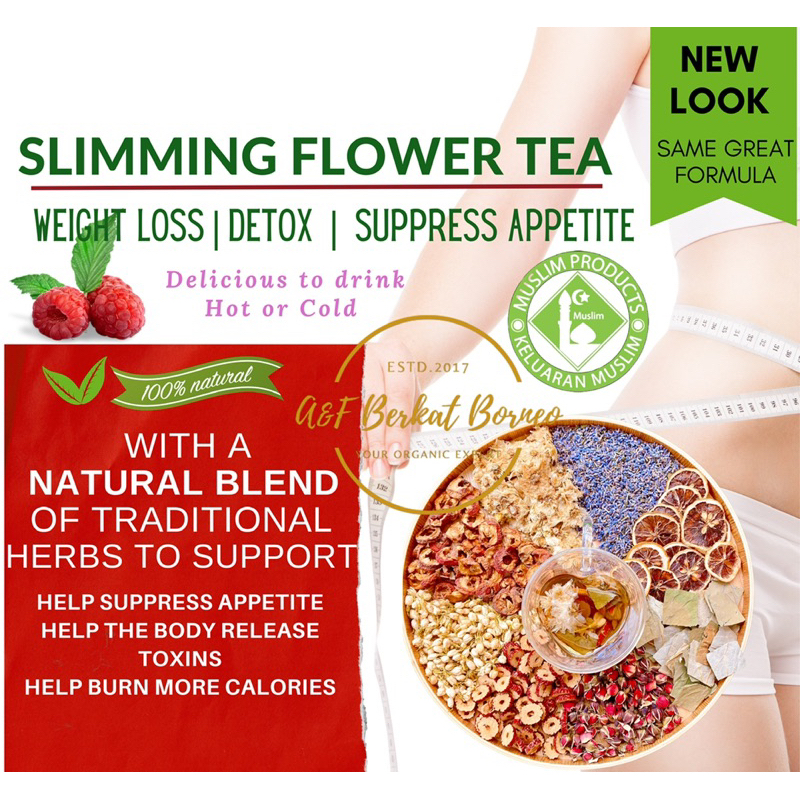 TEH KURUS KURANG SELERA MAKAN//BAKAR KALORI/DETOX TOXIN/SLIMMING TEA