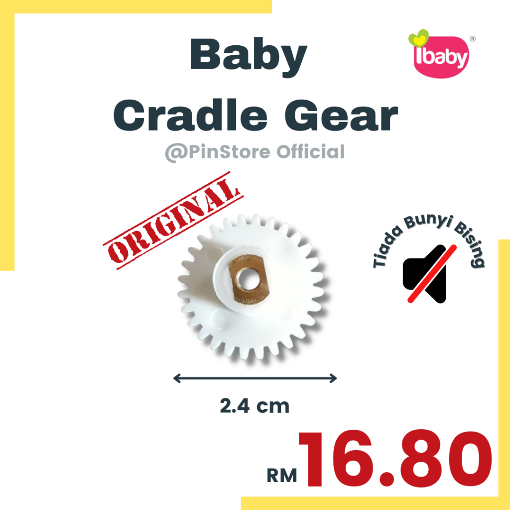 『REPLACEMENT』Gear I-Baby Cradle /BUAI ELECTRIK/ORIGINAL GEAR MOTOR / ELETRONIK BABY CRADLE/ MOTOR GEAR SWING MACHINE