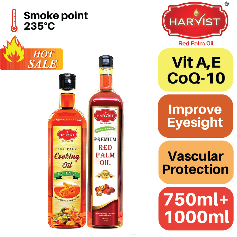 HARVIST Red Palm Oil Variety Pack [750ml+1000ml]