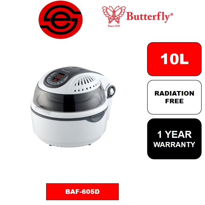 Butterfly Digital Air Fryer 10L - BAF-605D