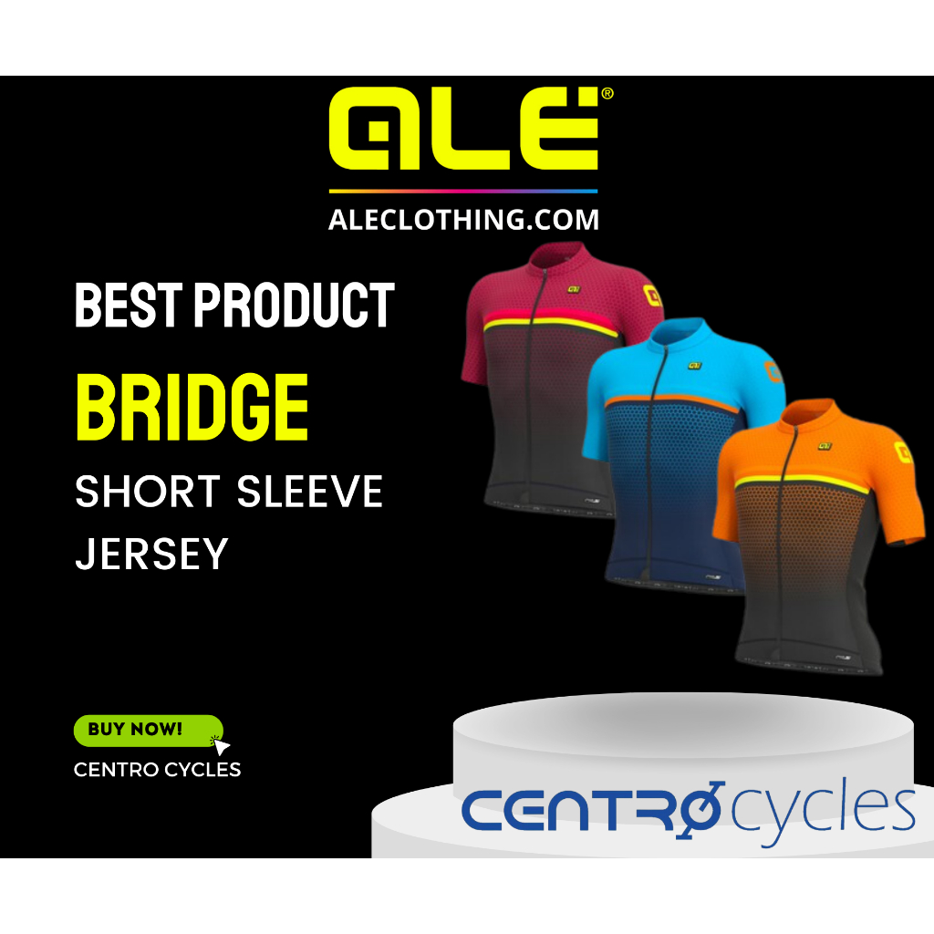 ALE: Men Short Sleeve Jersey - Bridge (Made In Italy)