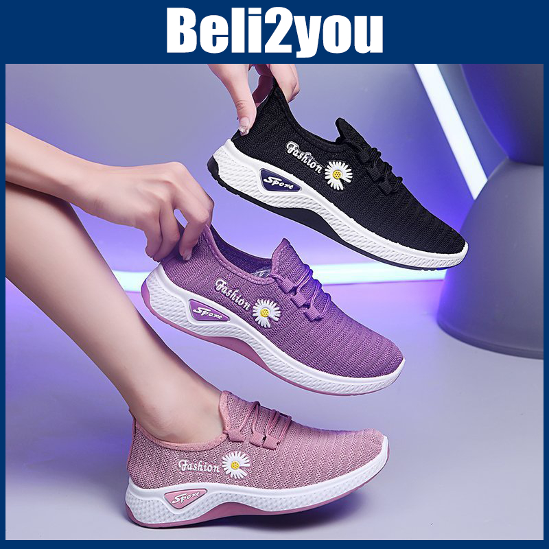 Beli2you Sport Shoes Women Sneakers Kasut Perempuan Sportshoes Sneaker Murah Women Walking Shoes