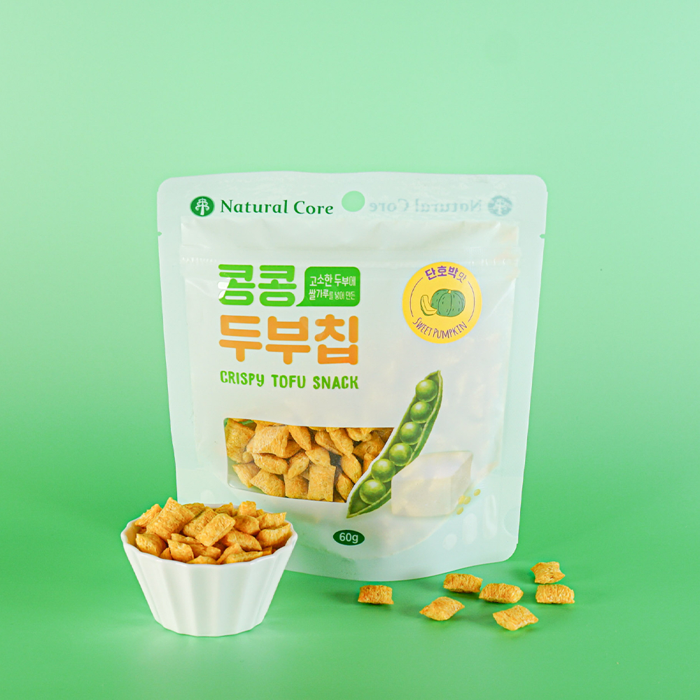 Natural core crispy pumpkin tofu snack 韩国豆腐脆脆鲨 60g