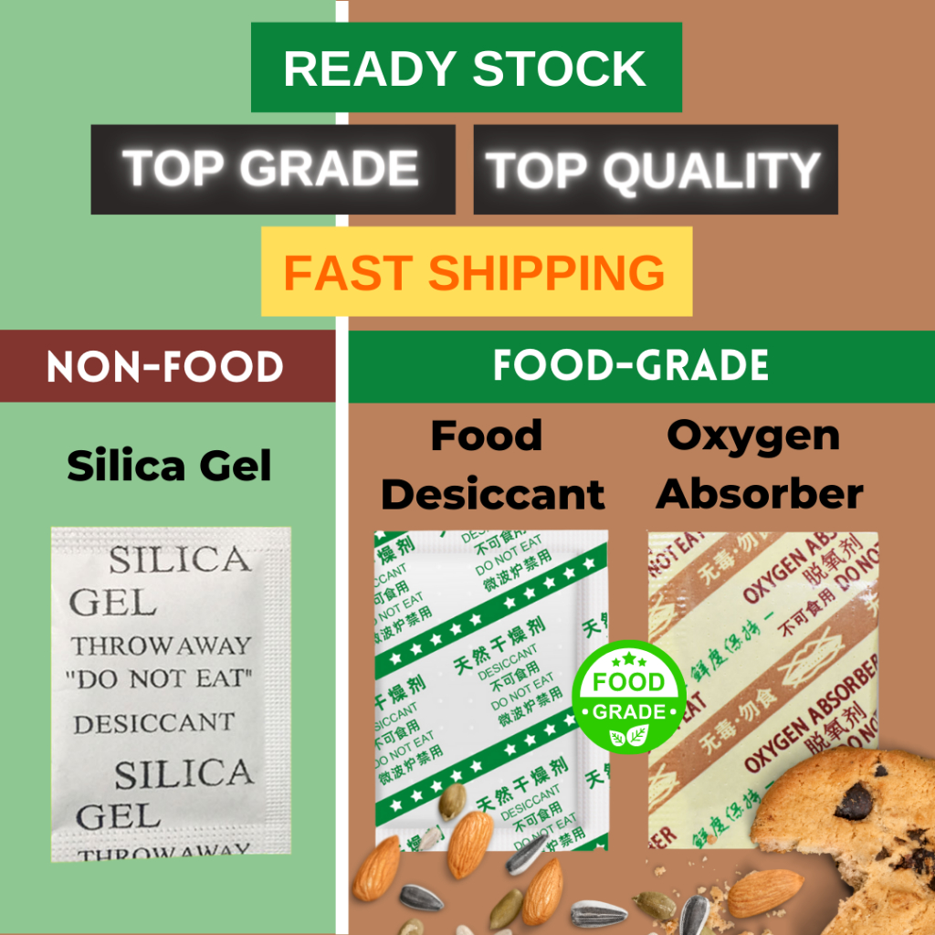 Silica Gel Food Desiccant Oxygen Absorber