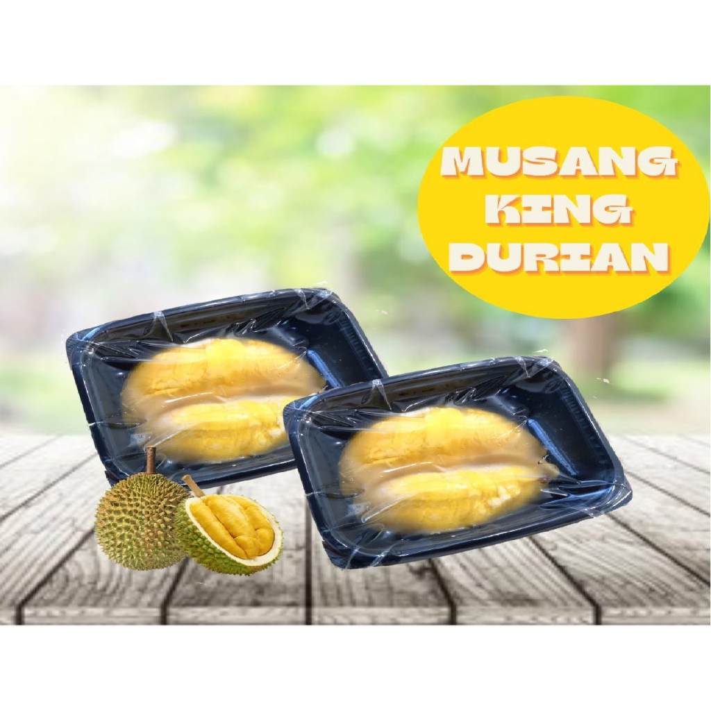 [ 2 or 3 PACKS] FROZEN MUSANG KING DURIAN PULPS 400G