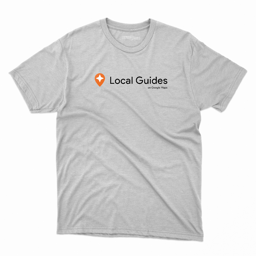 Baju T-shirt Cotton & Microfiber Google Local Guides Google Map Premium Shirt