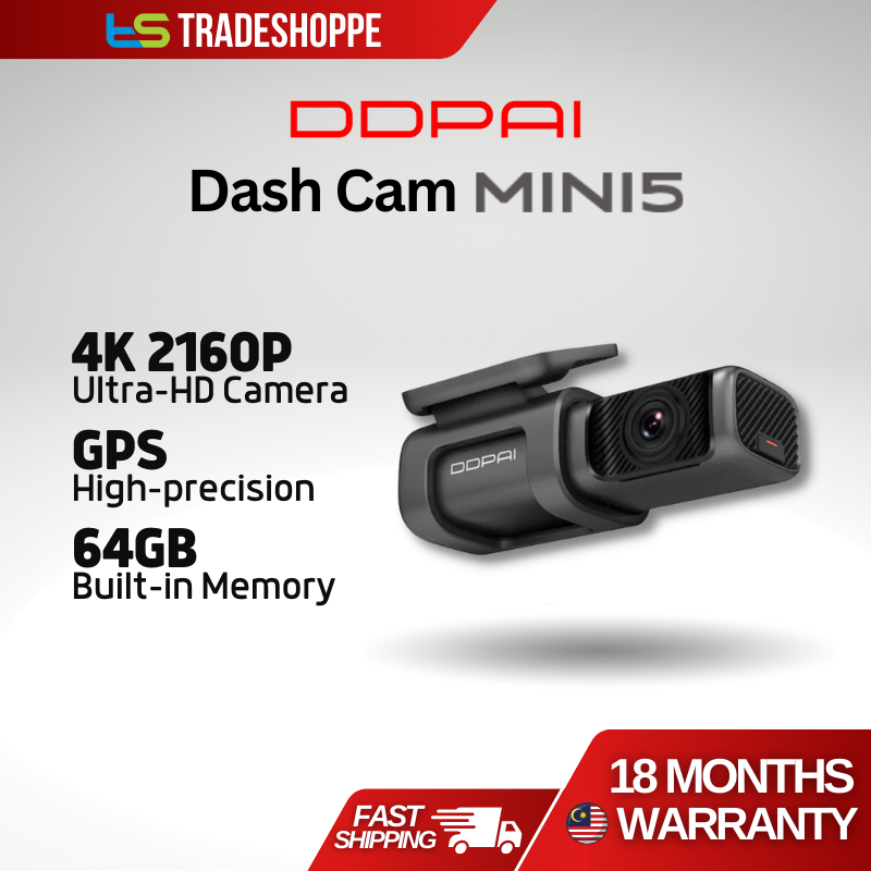 ddpai mini5 4k car dash camera