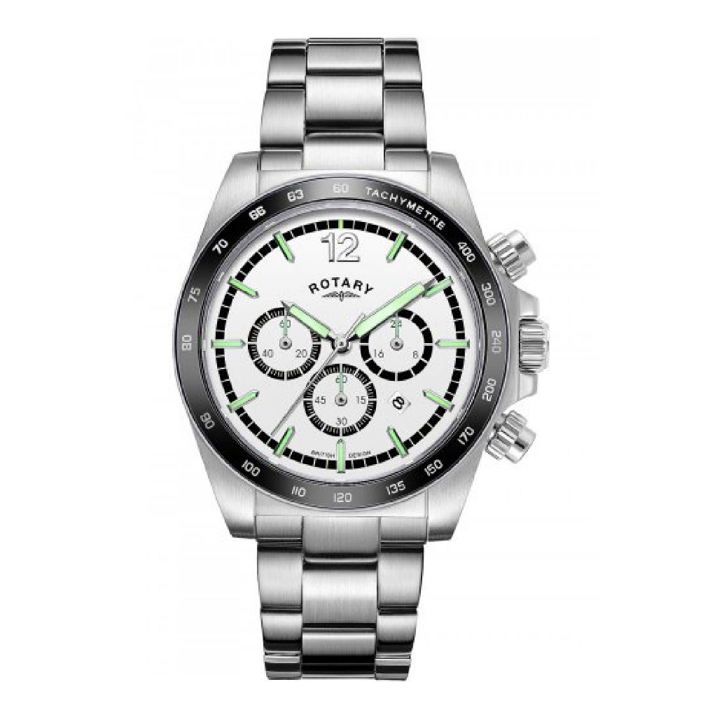 Rotary Henley Chrono Men's Silver Watch GB05440/02