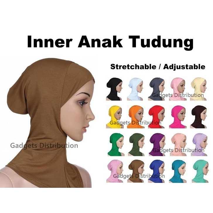 Muslim Muslimah Modal Full Cover Inner Anak Tudung Hijab Islamic Wrap Headscarf Neck Full Cover Scarf 1644.1