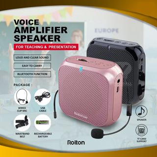 Rolton K400 Voice Amplifier Speaker Bluetooth | Speaker Microphone | Pembesar Suara Mikrofon | Teacher Gadget 小蜜蜂 擴音器 教師