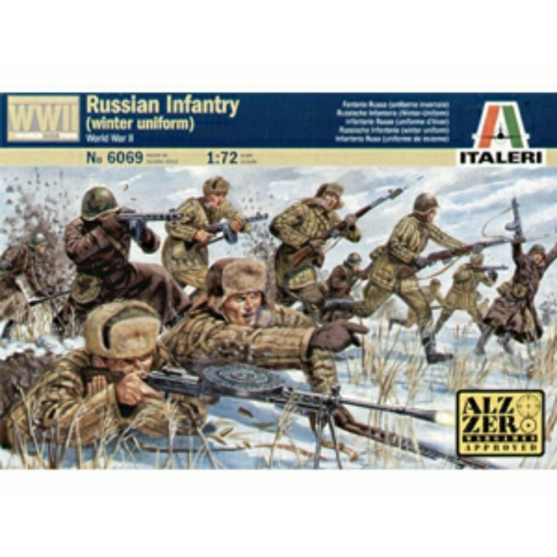 Russian Infantry in Winter Uniform 1/72 Italeri