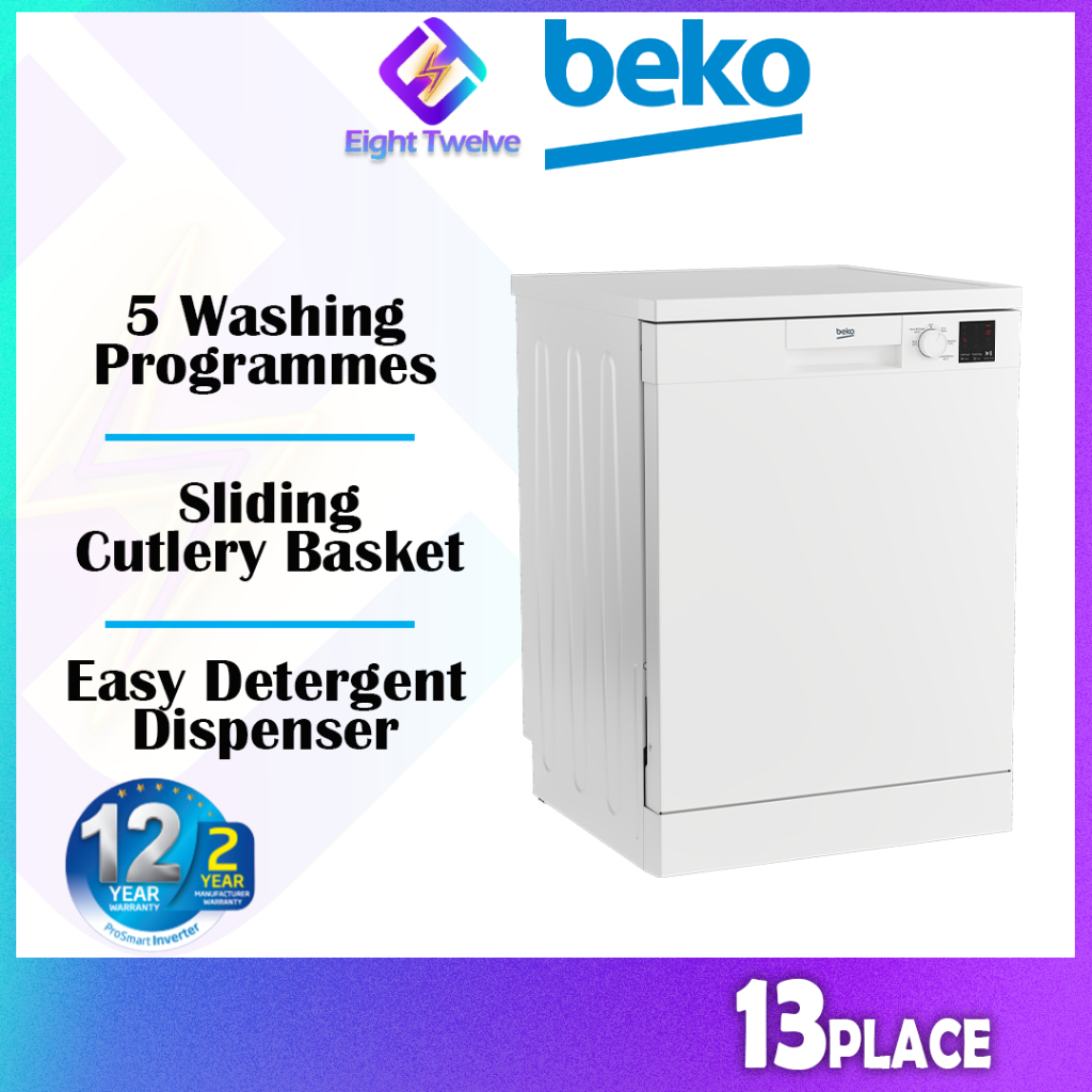 BEKO Freestanding Dishwasher 13 Place Settings | DVN05R20W