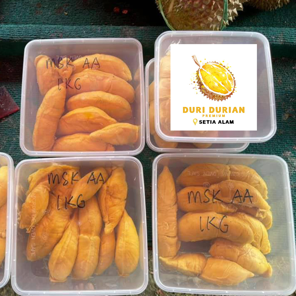 100% Fresh Raub Musang King Durian Same Day Delivery - XO Red Prawn Musang King