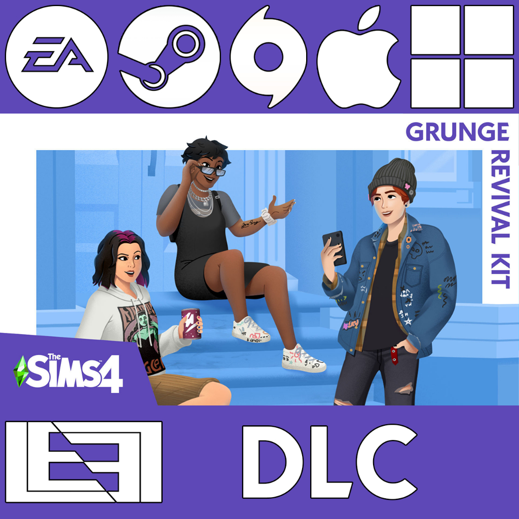 The Sims 4: Grunge Revival Kit [Mac/Win][Online][EA/Steam/Epic]