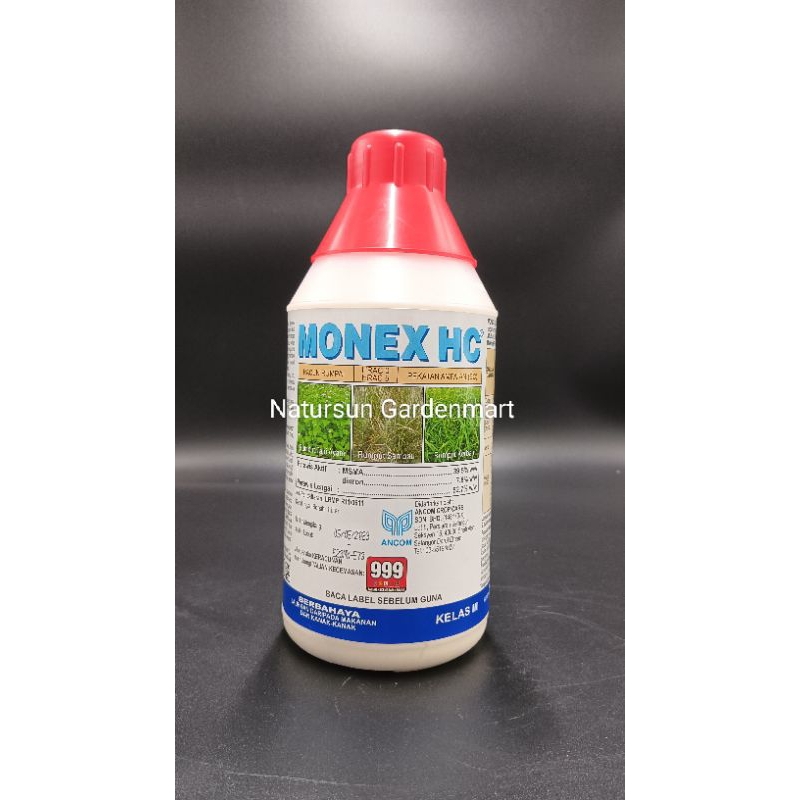 (Rumput) 1L Monex HC/Ancom/msma 39.5%/diuron 7.8%/ Racun susu/Racun rumput