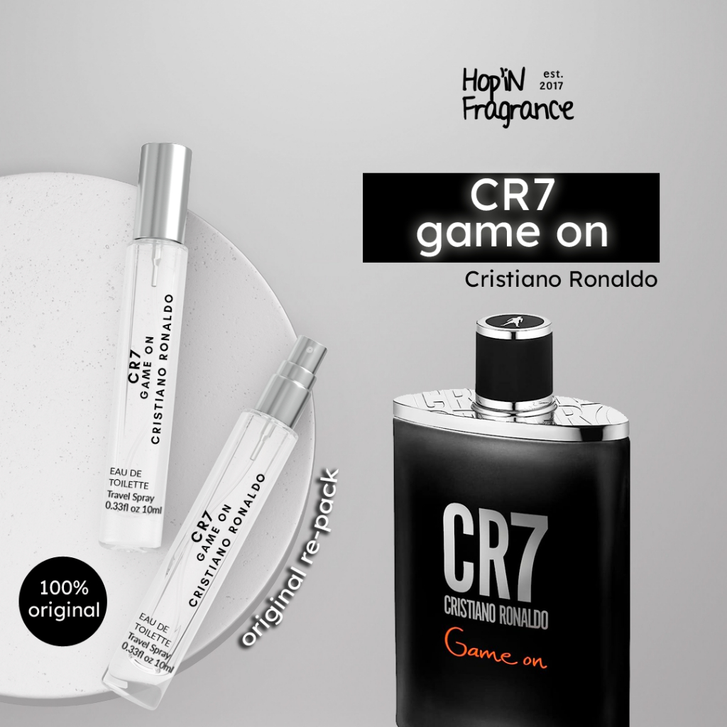 [ Decant ] Original CR7 Game On by Cristiano Ronaldo EDT 5ml/10ml Perfume Repack