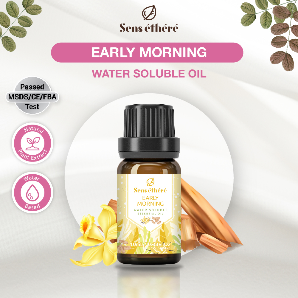 Sens éthéré 10ML Early Morning Water Soluble Aromatherapy Essential Oil Natural Plant Diffuser Humidifier Fragrance Oil