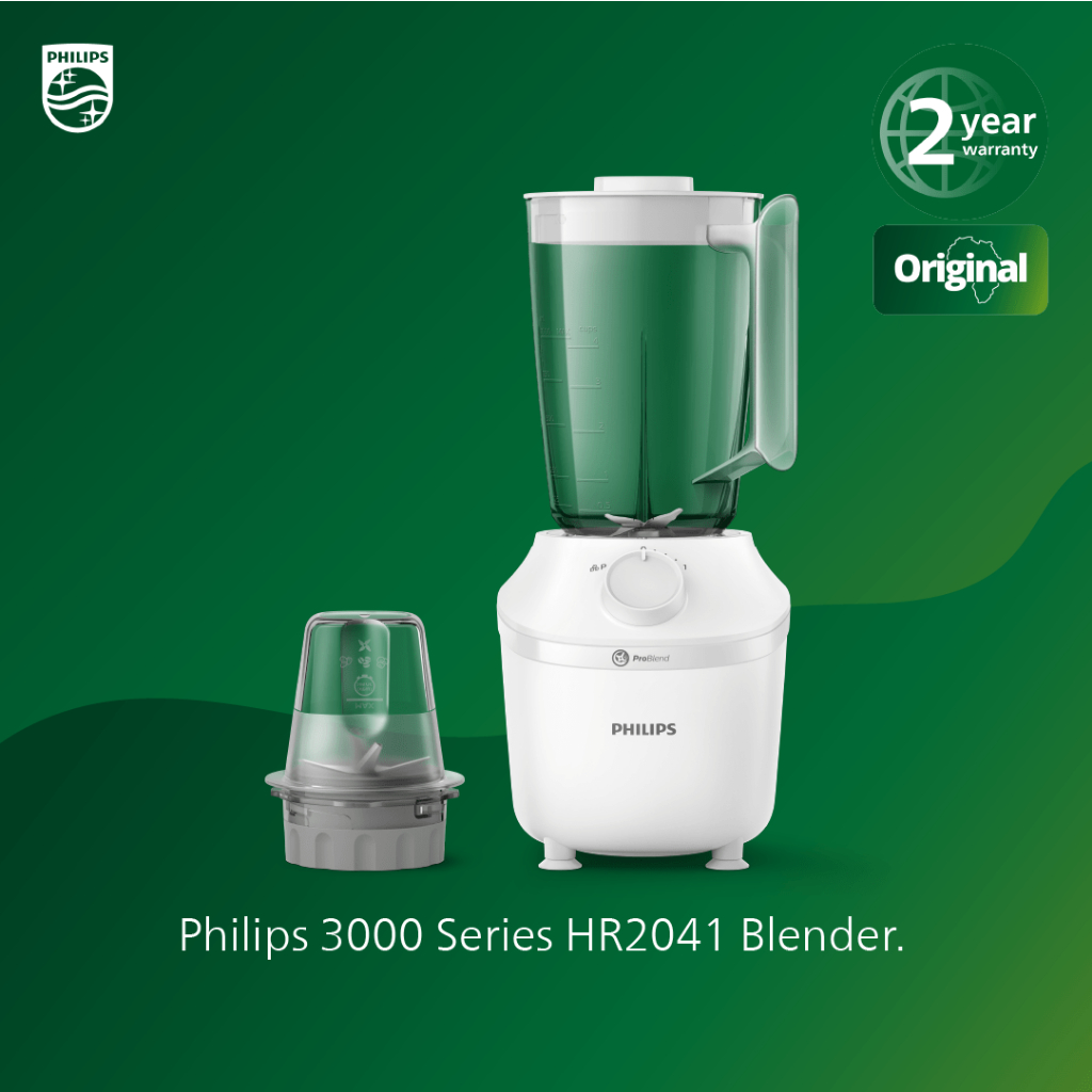 Philips Blender 3000 Series Malaysia 3 Pin Plug ProBlend Blender 1.0L/1.9L 450W HR2041/10