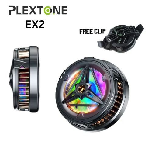 Plextone EX2/EX2 Pro/EX2 Go/EX2 Plus/EX2 Ultra Phone Cooler Cooling Fan Heatsink ICE Hurricane Turbofan Radiator