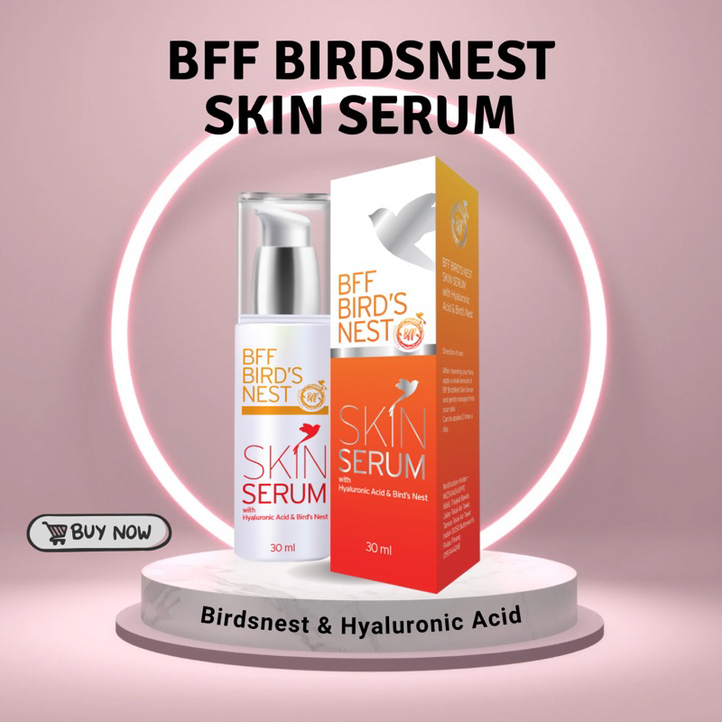 Serum Sarang Burung BFF BIRDSNEST SKIN SERUM 30ml Serum Jerawat Jeragat Kulit Kusam