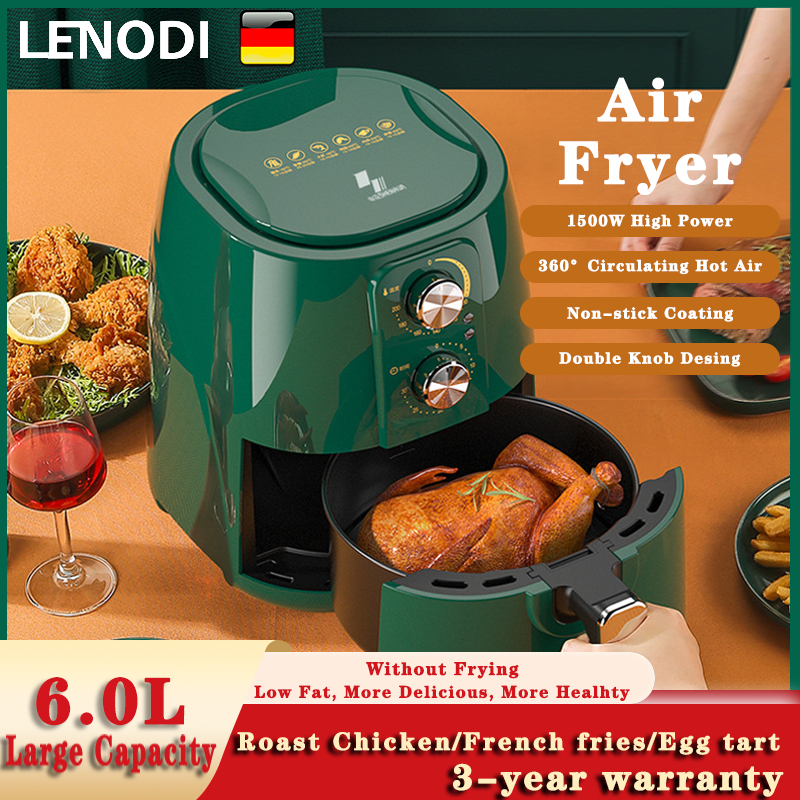 Air fryer Large-Capacity Multifunction with timer Air fryer oven Oil Free expediency  Kitchen Appliances空氣炸鍋