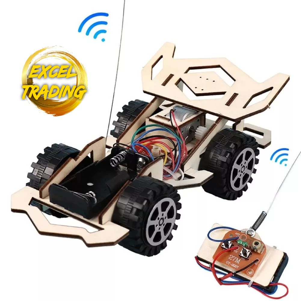 Project RBT Tahun 6 : DIY Remote Control Wooden Racing Car - STEM - KSSR / Kereta Kawalan Jauh ( Manual : BM / CN )