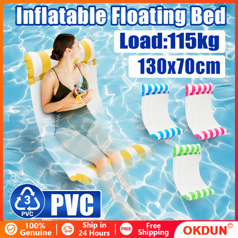 Water Floating Bed Water Floating Hammock Swimming Pool Floaters, Inflatable Pool Floaters Swimming Pool Inflatable Floa