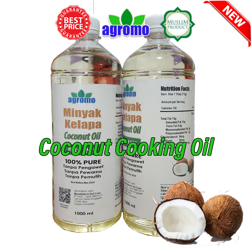 Minyak Goreng Kelapa Coconut Cooking Oil 500ml dan 1000ml