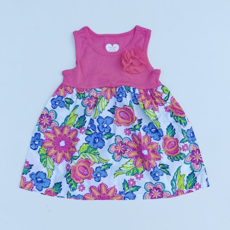 place baby girl cotton dress (0-18m)