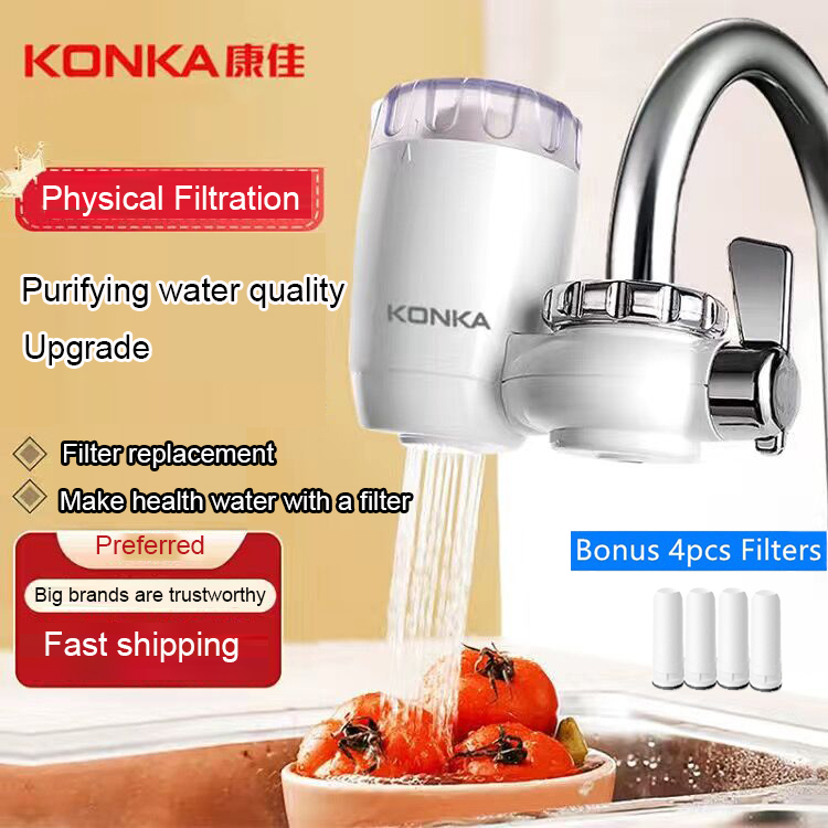 KONKA Water Purifier Easy To Install Penapis Air Washable Filters Faucet Water Purifier Universal Kitchen Tap Filters净水器