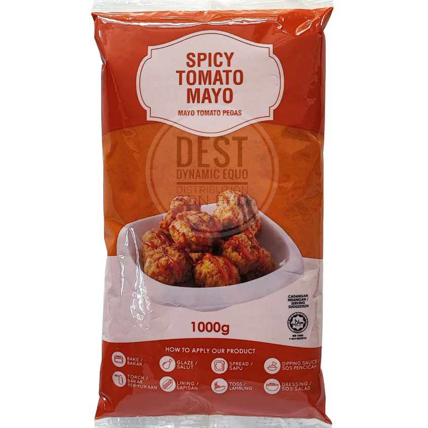 Kewpie Spicy Tomato Mayo 1000ml Halal Maya Tomato Pedas