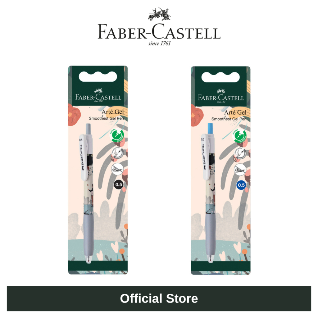 [Faber-Castell] Arté Gel Gel Pen - Paint (Black / Blue, 0.5 / 0.7) (BC of 1)