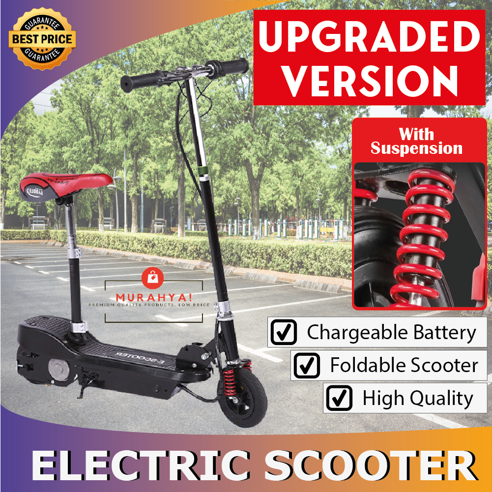 Skuter Elektrik dewasa Electric scooter adult 24V E-bike E scooter kids motor elektrik skuter lipat murah